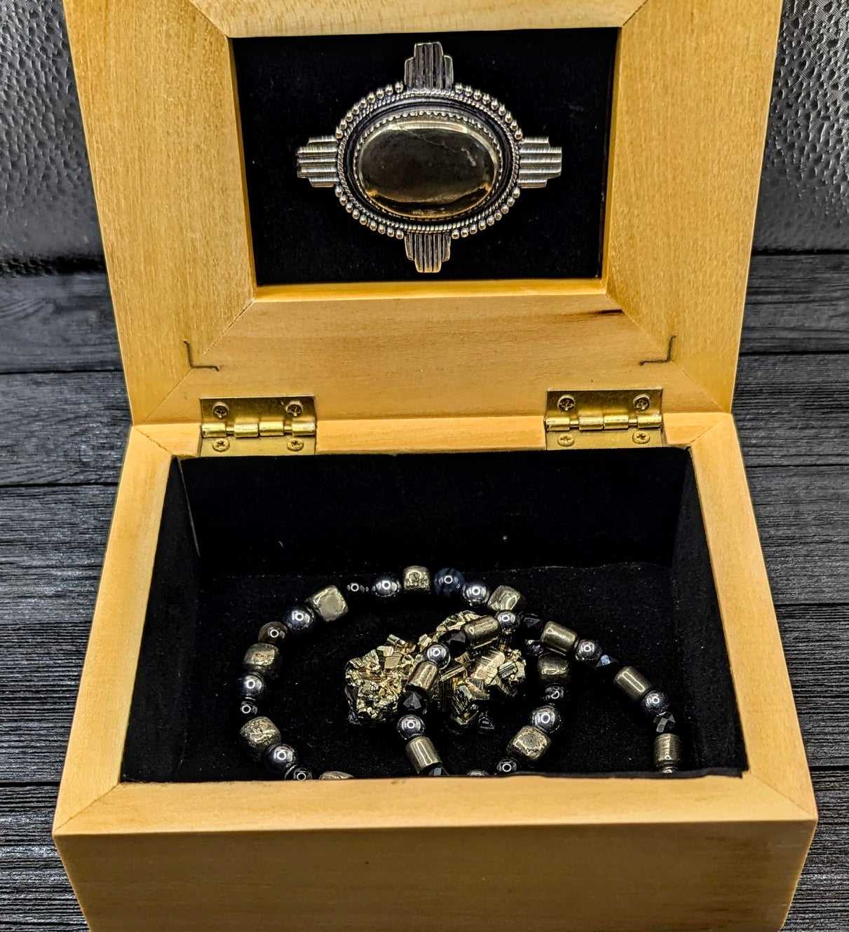 UBU Gift Set "Southwestern Sunrise" His/Hers Pyrite Bracelets