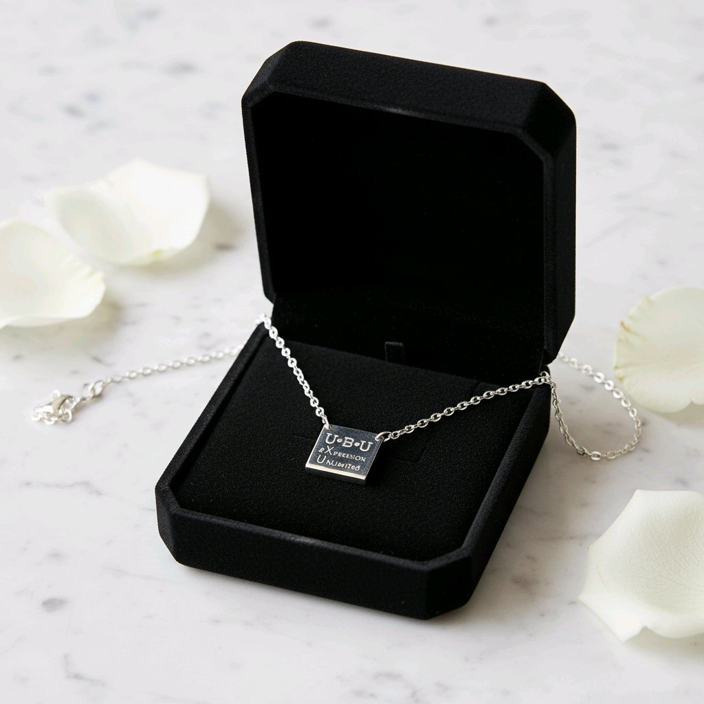 UBU Expression Unlimited .925 sterling silver pendant and chain