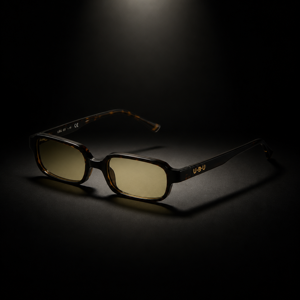 The "Nostalgia" Rectangular Sunglasses - Black Acetate