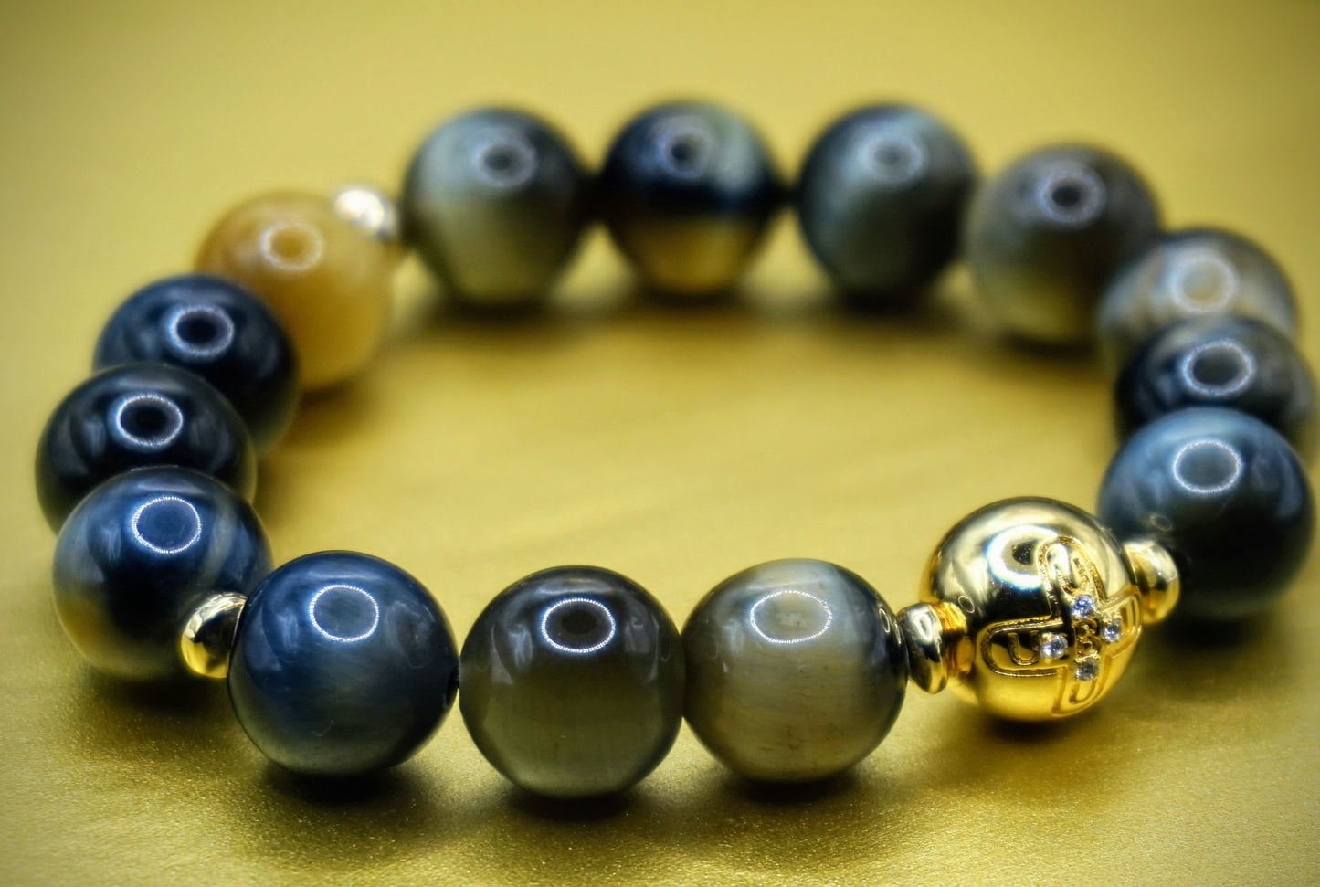 UBU Signature Blue & Yellow Tiger's Eye