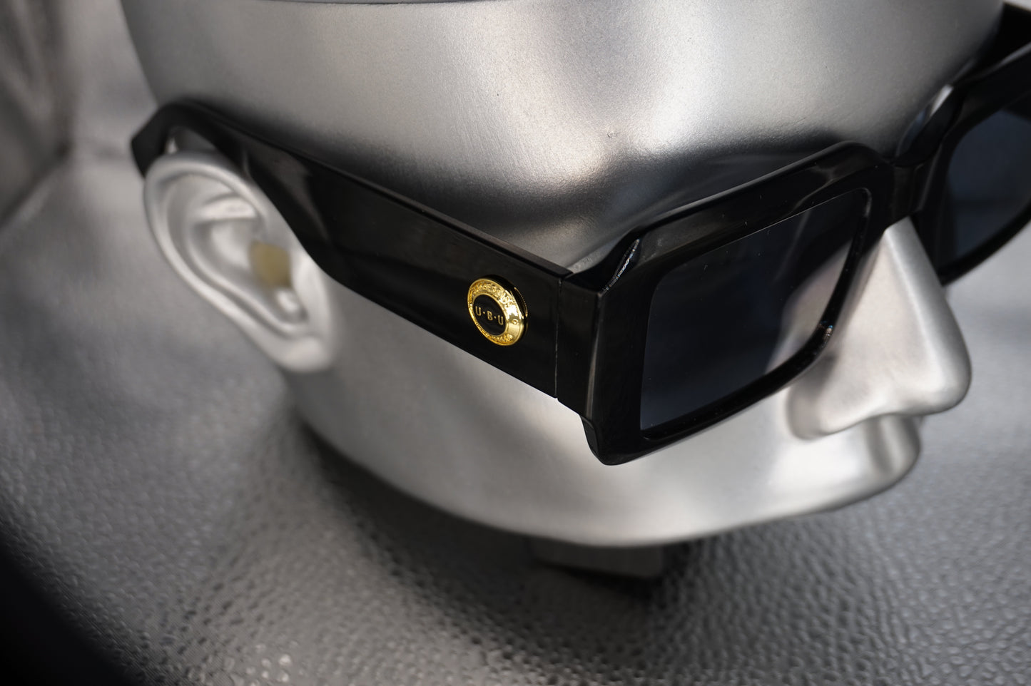 UBU 18kt Gold Overlay Logo Sunglasses