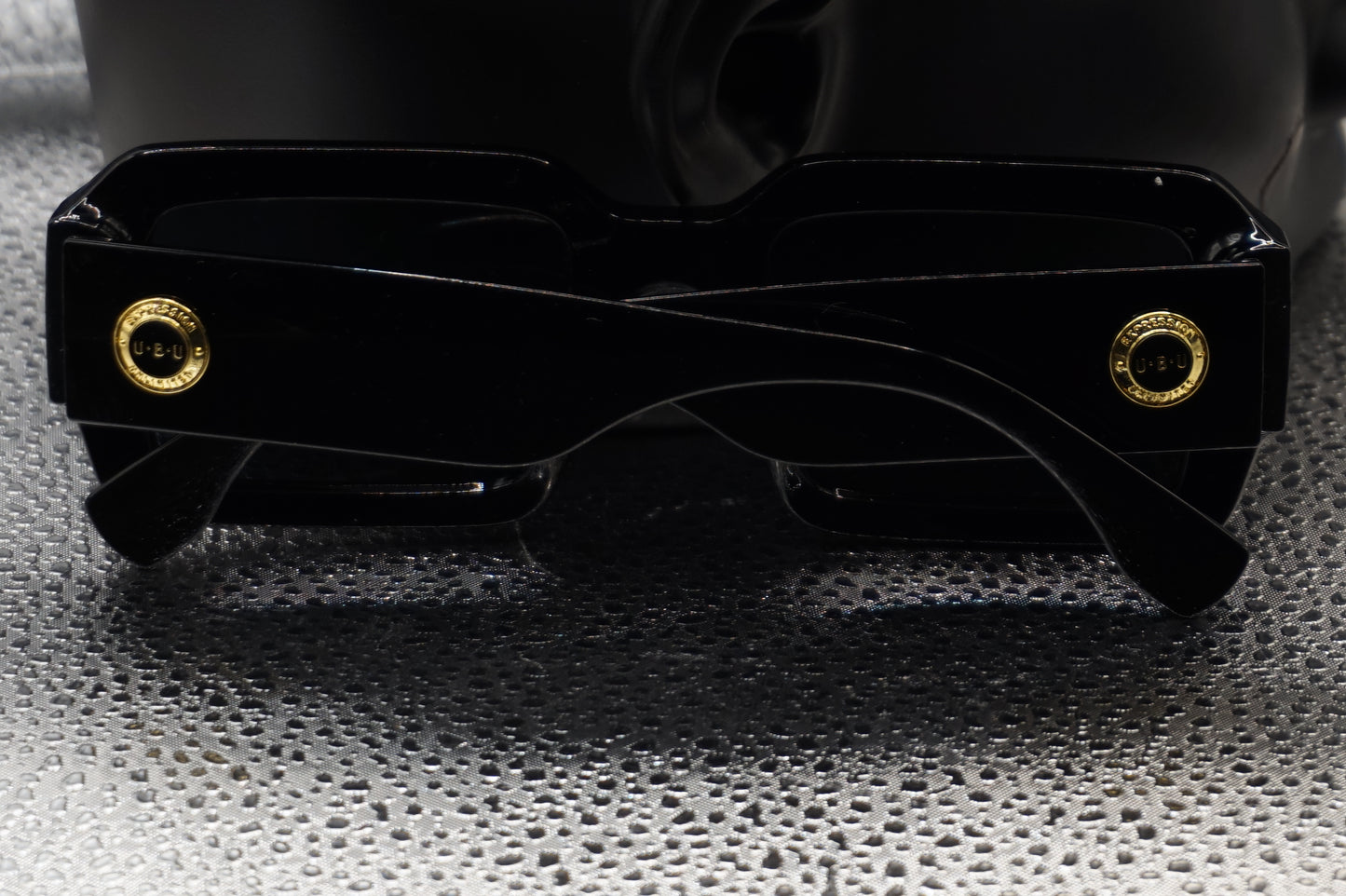 UBU 18kt Gold Overlay Logo Sunglasses