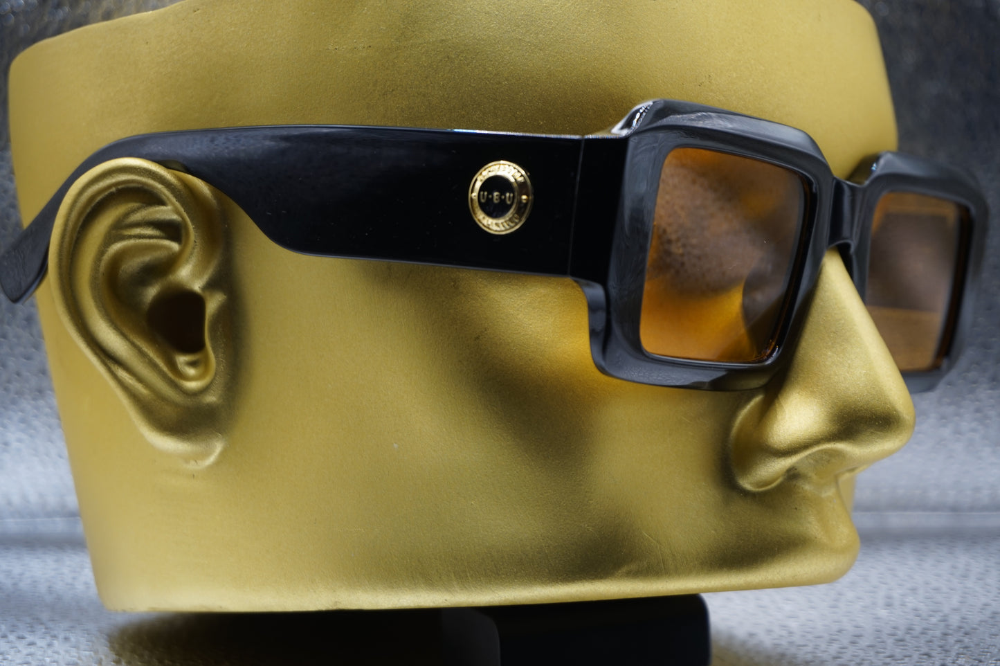 UBU 18kt Gold Overlay Logo Sunglasses