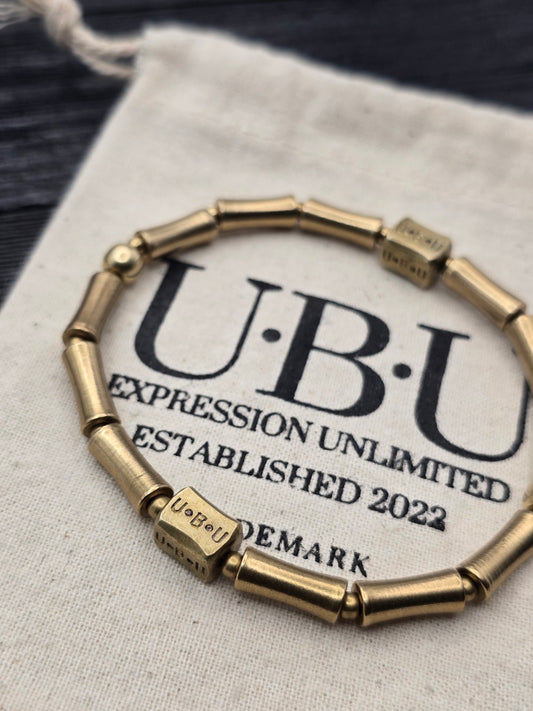 UBU Logo Pure Brass Bracelet