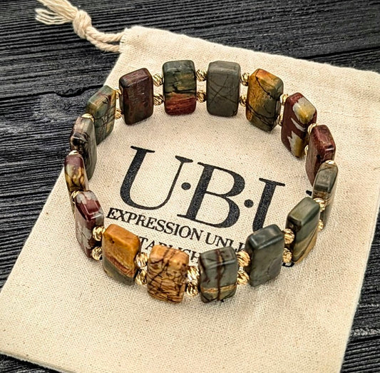 Red River Jasper and 14kt Gold Filled Spacers