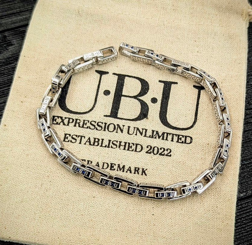 UBU solid  .925 Sterling Silver Bracelet