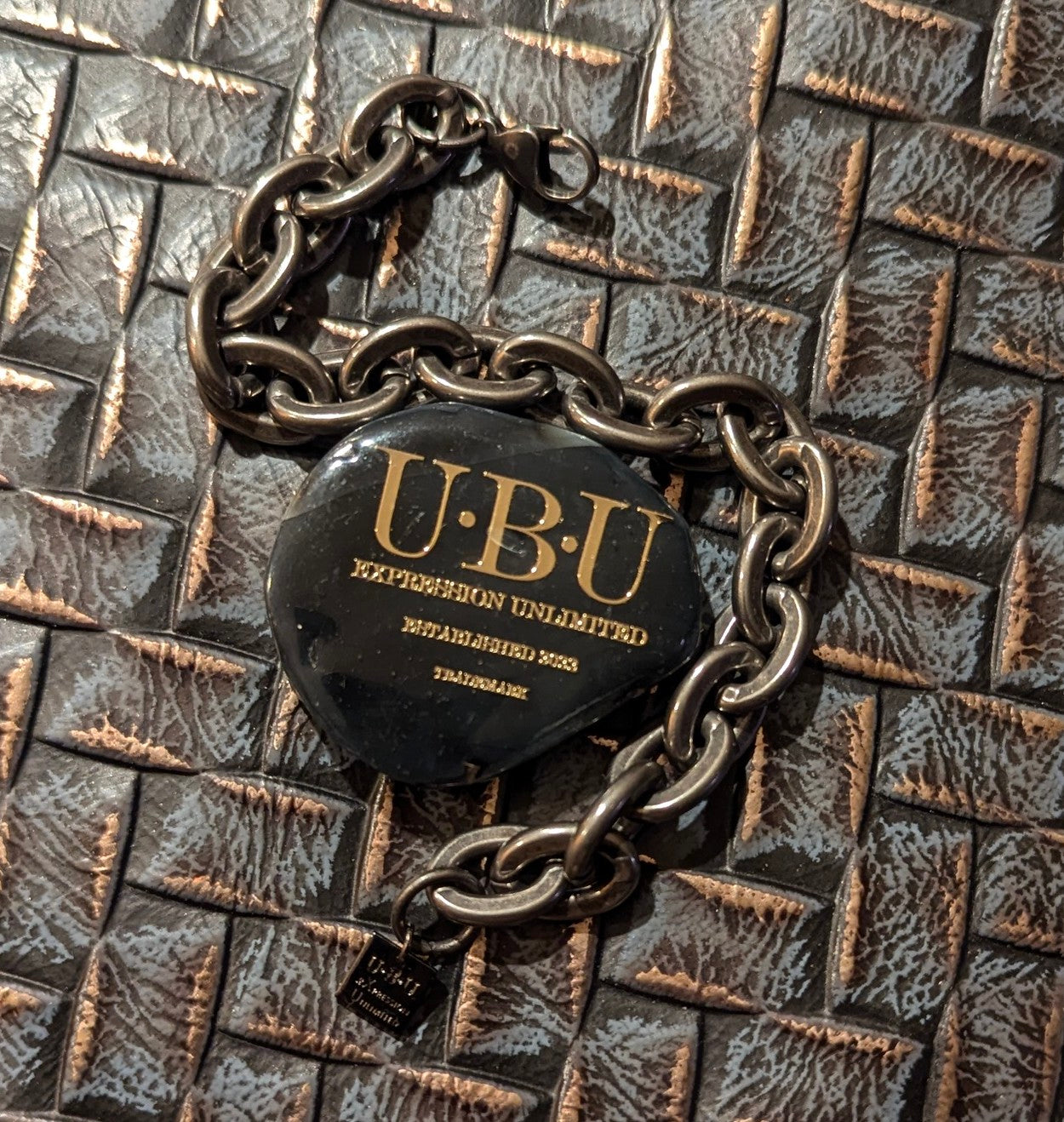 UBU Expression Unlimited Oxidized Stainless Steel Bracelets