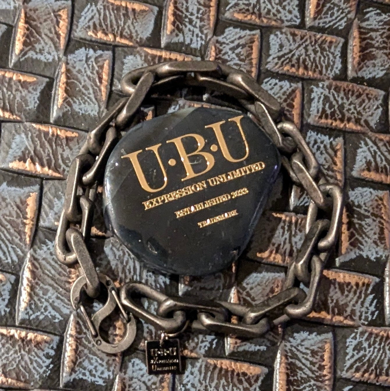 UBU Expression Unlimited Oxidized Stainless Steel  Bracelet