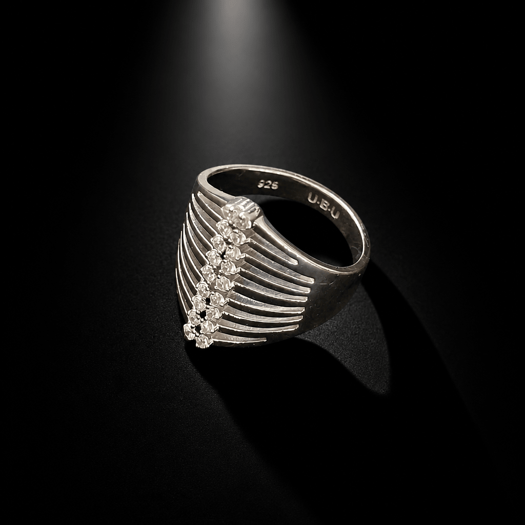 UBU Designer Fine .925 Sterling Silver Ring - UBU Expression Unlimited