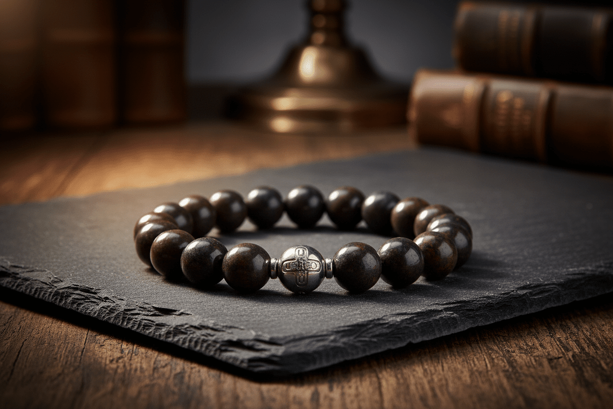 UBU Expression Unlimited Australian Meteorite & .925 Sterling Silver Bracelet - UBU Expression Unlimited