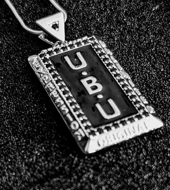 UBU Signature .925 Sterling Silver Pendant and Chain - UBU Expression Unlimited