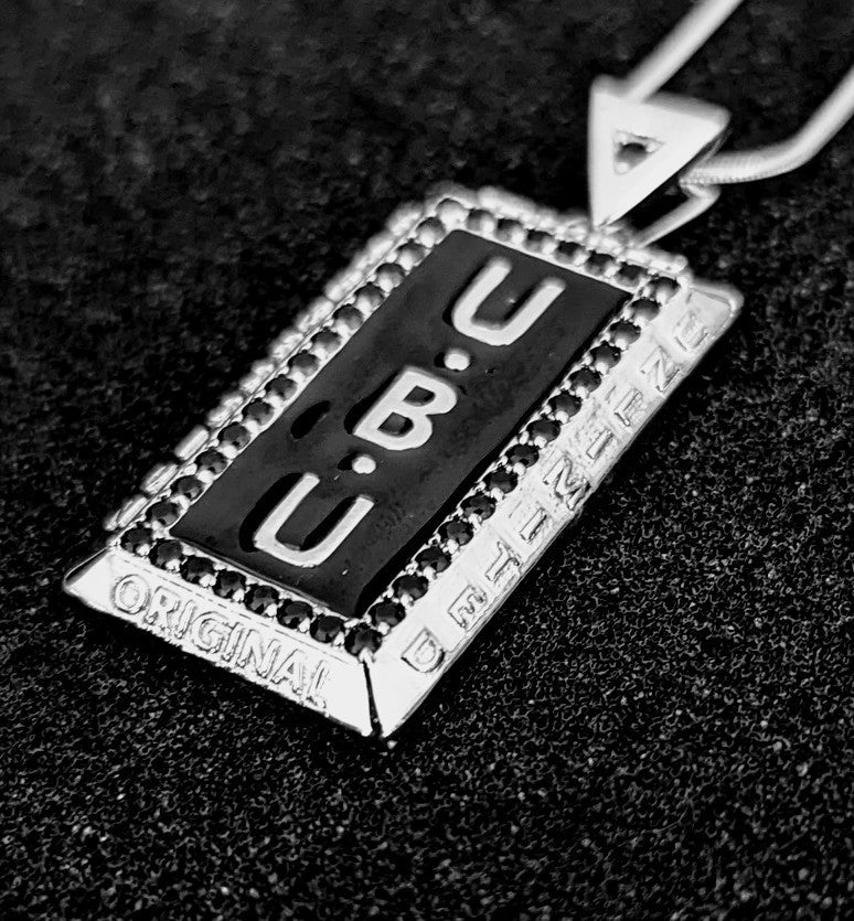 UBU Signature .925 Sterling Silver Pendant and Chain - UBU Expression Unlimited