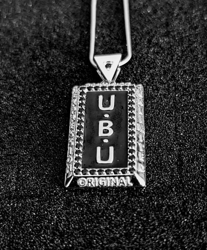 UBU Signature .925 Sterling Silver Pendant and Chain - UBU Expression Unlimited
