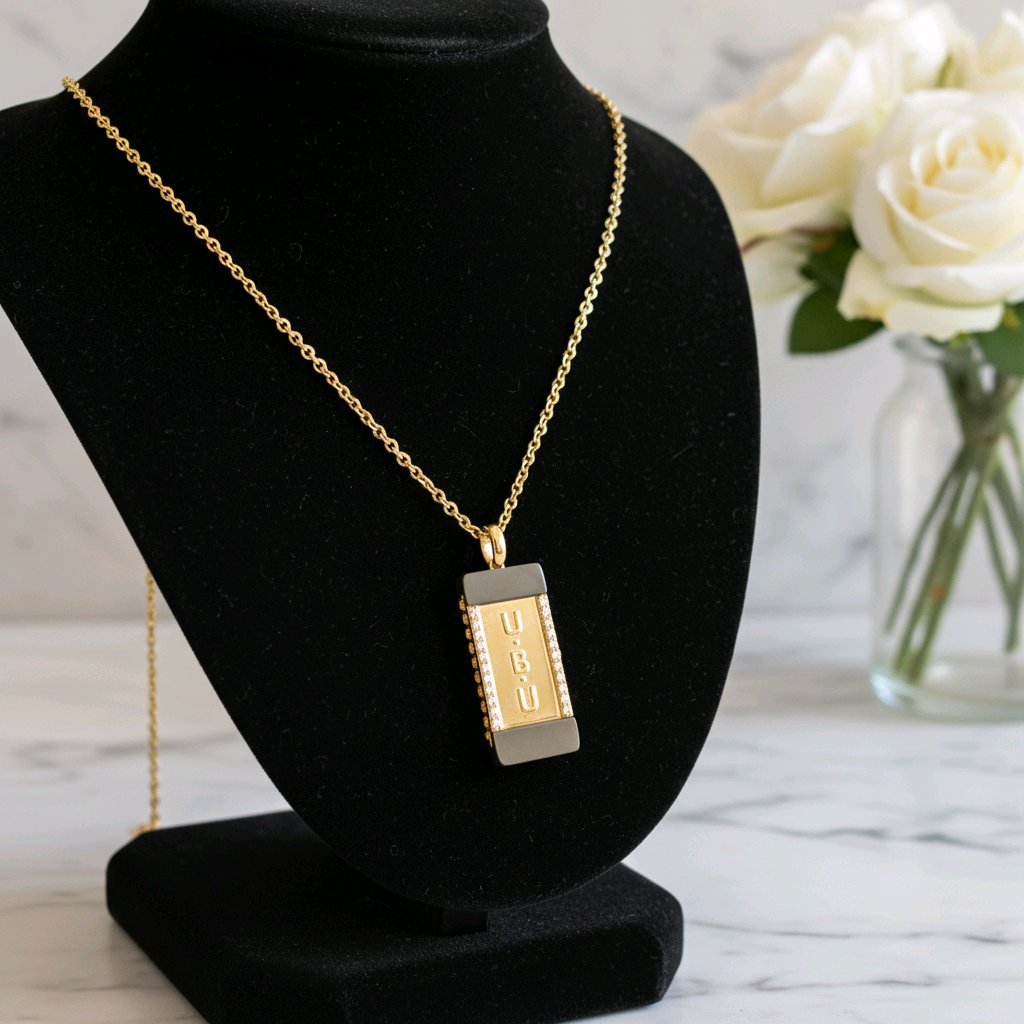 UBU Signature .925 Sterling Silver Pendant and Chain - UBU Expression Unlimited