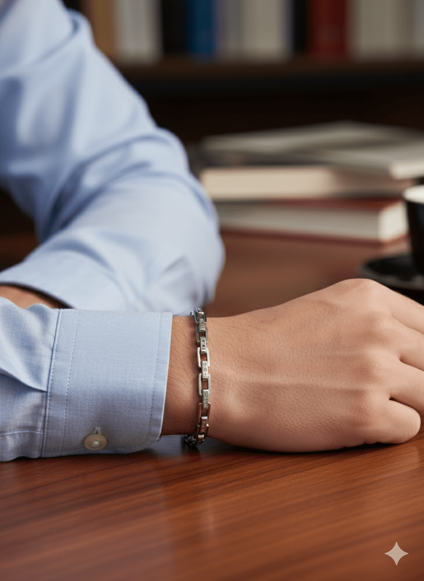 UBU solid .925 Sterling Silver Bracelet - UBU Expression Unlimited