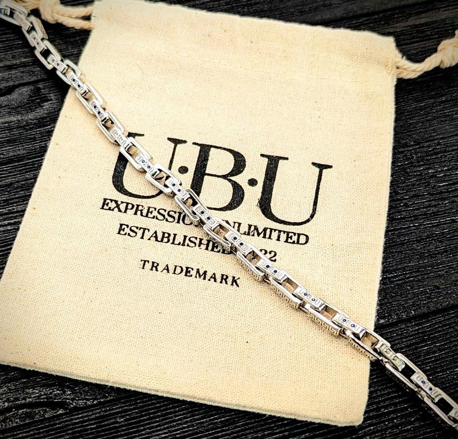 UBU solid .925 Sterling Silver Bracelet - UBU Expression Unlimited