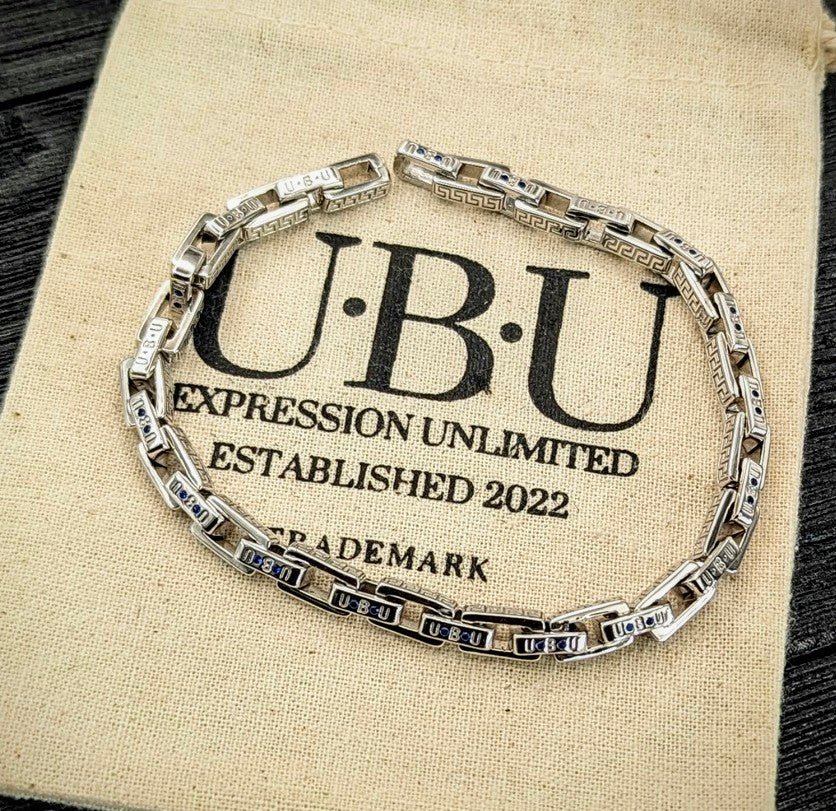 UBU solid .925 Sterling Silver Bracelet - UBU Expression Unlimited